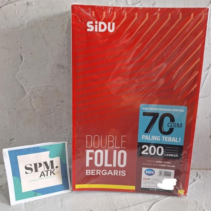 

Double Folio Sidu 200 Lembar 1 Dus Khusus Instant/Sameday murah