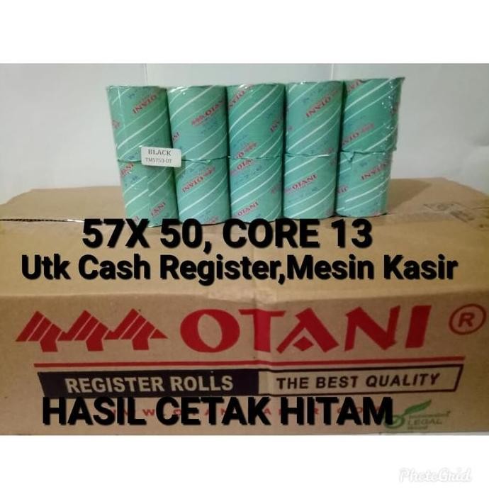 

Kertas Struk Thermal Roll 57x50 Isi 10Roll Merk Otani murah