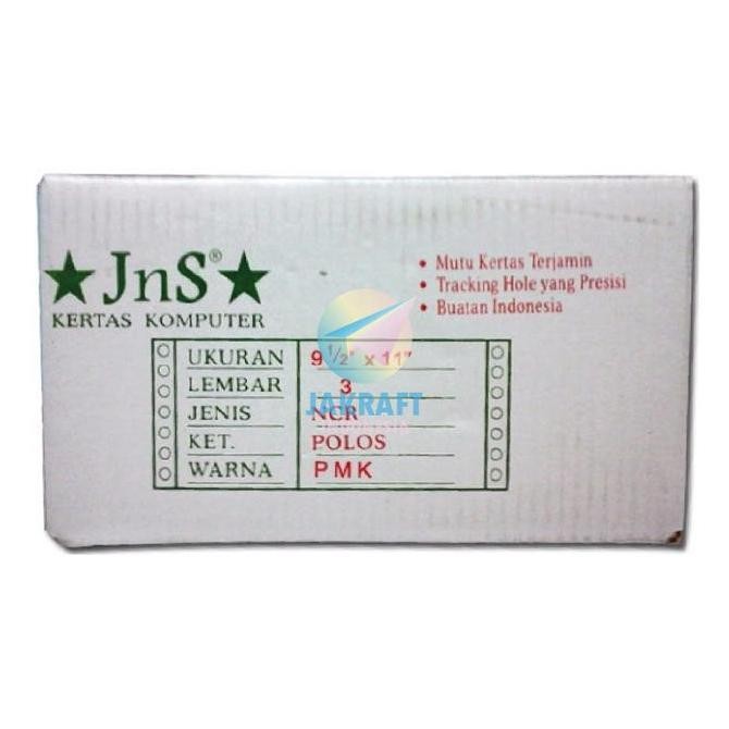 

(1 Box) Kertas Komputer Continuous Form Paper A4 3 Ply K3 9.5" x 11" atau A5 3 Ply Bagi 2 K3/2 9.5" x 11"/2 HVS & NCR murah