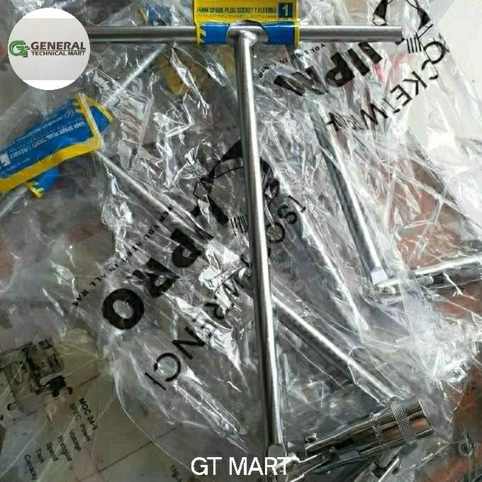 LIPPRO kunci sok busi fleksibel 14 mm Socket T Avanza Livina Xmax