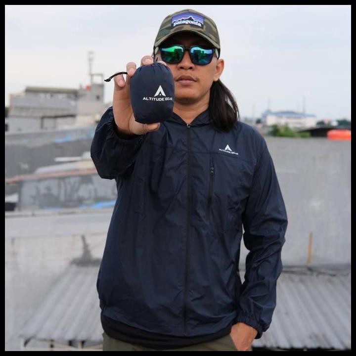 Jaket Olahraga Sepeda Lari Running  Windbreaker - Jaket Running Parasut Altitude Gear Pria Wanita Sp