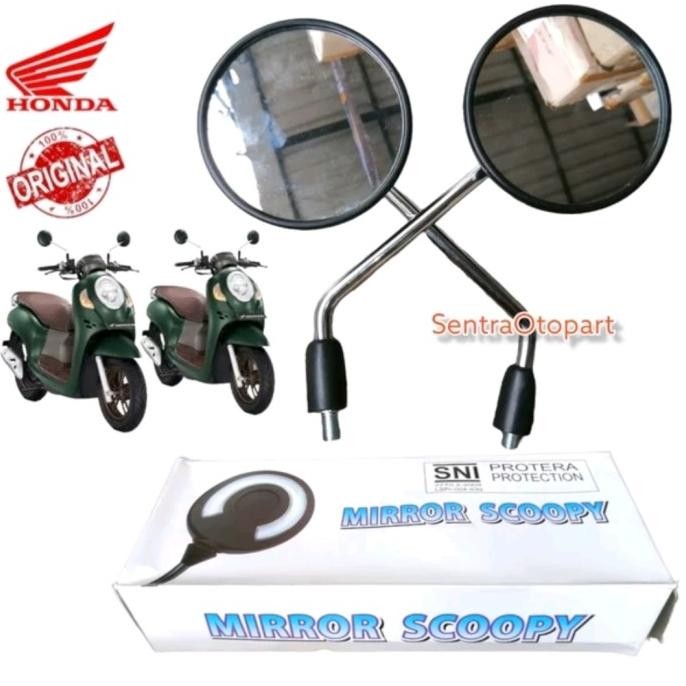 New Kaca spion scoopy 2021 k2f hijau doff original
