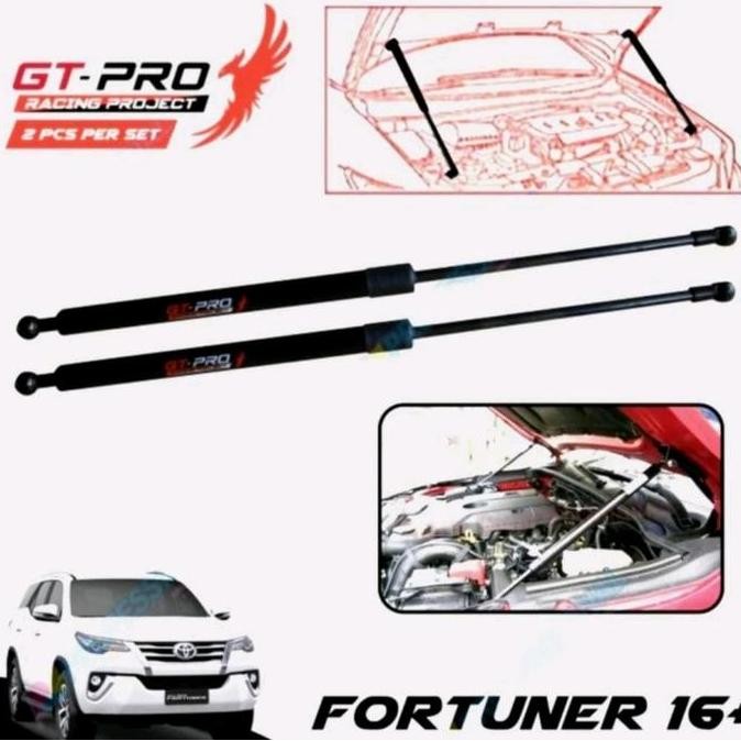Promo Hood Dumper Engine Shock Kap Mesin Mobil Gt Pro Fortuner 2016 On, Xpander 2017 On, Rush Terios