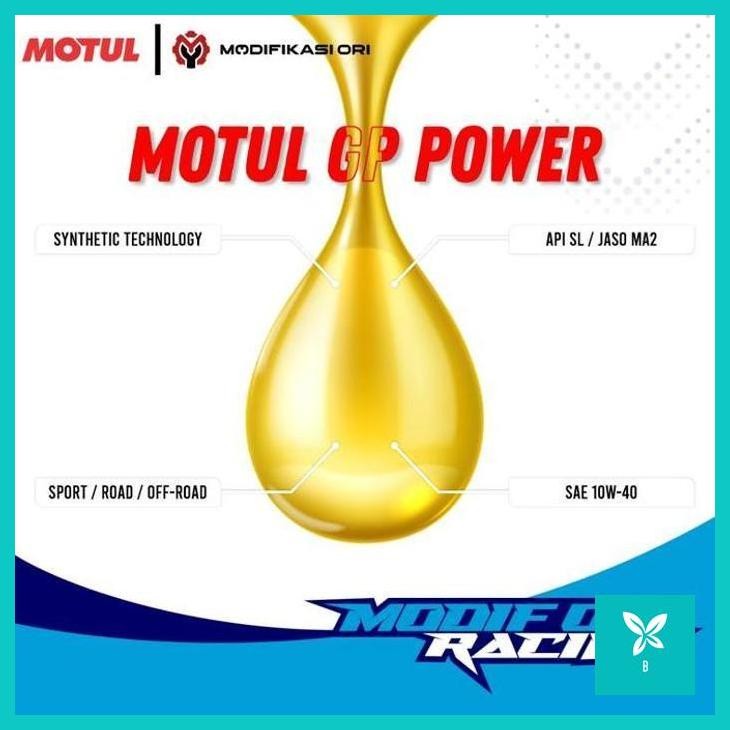 | MDF | MOTUL GP POWER 4T 10W40 1L - OLI MOTOR SUPRA REVO CB150 MEGAPRO - MODIFIKASI ORI