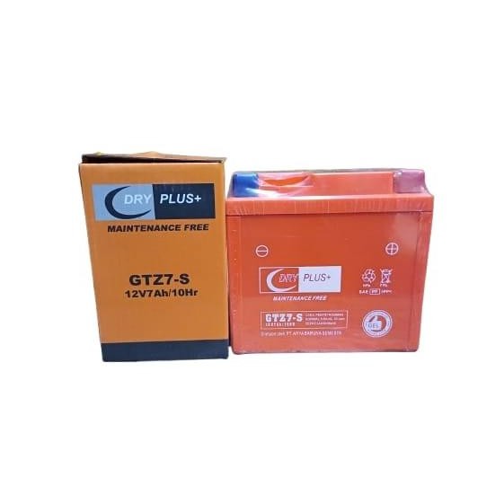 AKI KERING MOTOR VARIO 125/150 DRYPLUS GTZ7S 12V-7AH