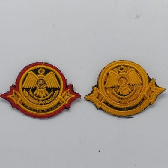 Gd-90 Bordir Timbul Pin Perhubungan / Bordir Logo Timbul Pin Perhubungan / Logo Bordir Timbul Pin Pe