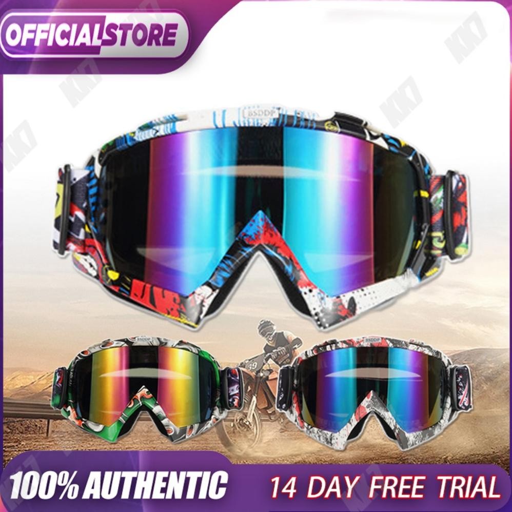 Kacamata Goggle Helm Trail Motocross Adventure Paintball Mask Biker Tactical