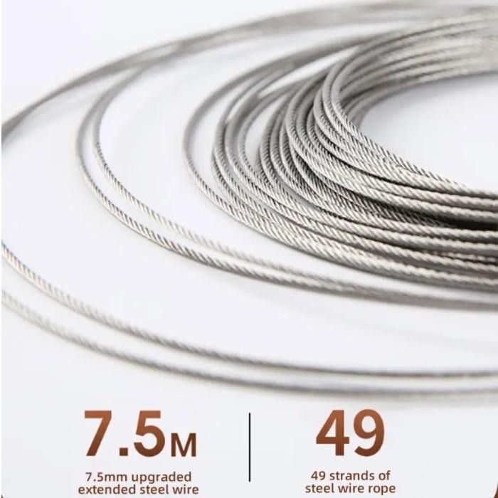 Jemuran Plafon 240Cm Gantung Katrol Lifting Ceiling Engkol Alumunium Alloy Original Dan Terpercaya