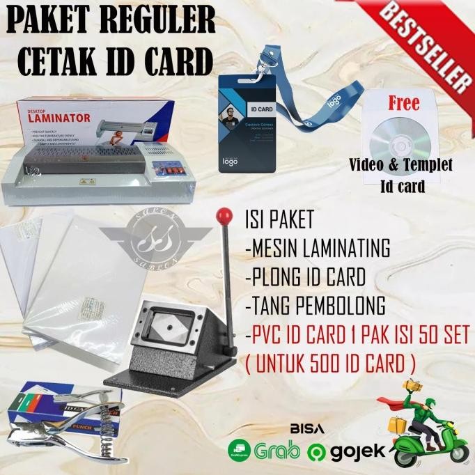 

PAKET CETAK ID CARD MANUAL (LAMINATING, PLONG, PEMBOLONG, PVC ID CARD) ORIGINAL DAN TERPERCAYA