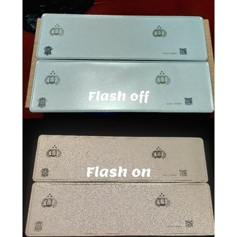 BAHAN PLAT REFLEKTIF BARCODE MOBIL