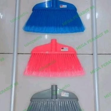 Sapu Lantai Nylon Nagata 306 Plastik + Gagang 1 Set Original