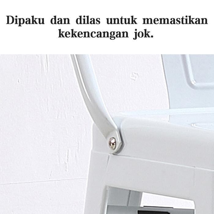 E-Tife Kursi Besi / Kursi Makan /Kursi Bar /Kursi Tinggi /Kursi Toko Kopi /Kursi Toko Teh Susu Origi