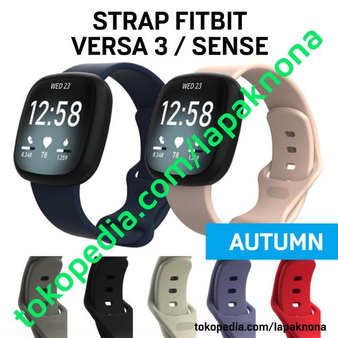 AUTUMN STRAP FITBIT VERSA 4 / 3 - SENSE WATCH TALI JAM SILICONE