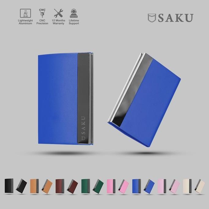

Saku - Dompet Kartu Nama Kotak Kartu Nama Kertas Kulit Business Card Holder Wallet Pria Wanita VS99