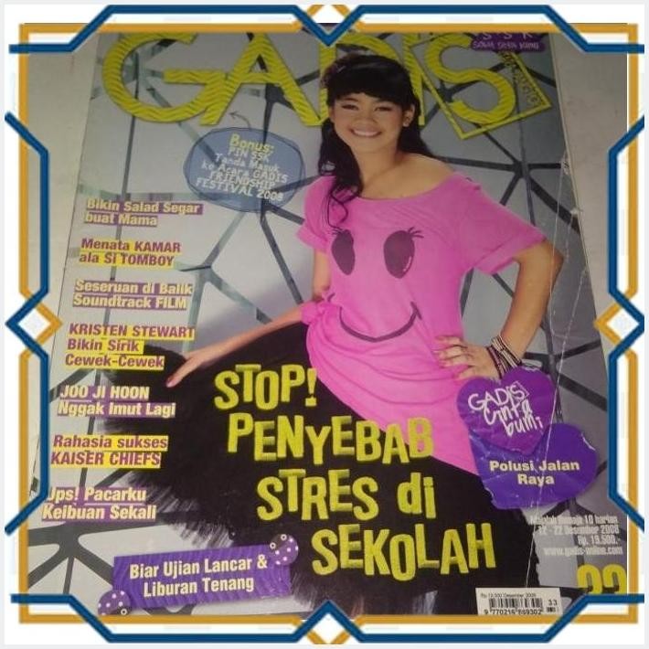 [4PE] MAJALAH REMAJA GADIS TAHUN 2008 COVER NABILA
