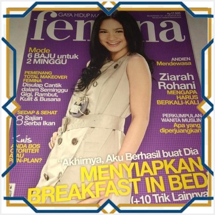 [4PE] MAJALAH FEMINA TAHUN 2010 COVER ANDIEN