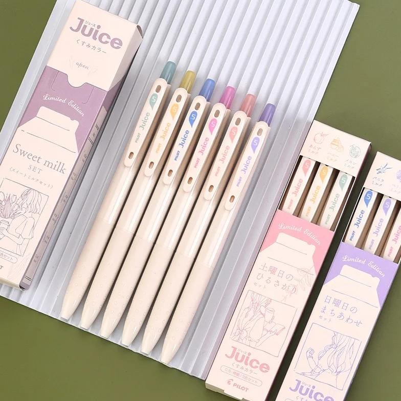 

New Pilot Milk Color Juice Pen 10Th Anniversary Limited Edition Gel Pen Retractable 0.5Mm Journaling Doodling Painting Drawing