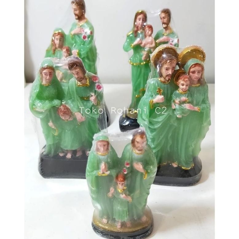 Gr-8 Er-56 Patung Kkb Keluarga Kudus Berdiri Fosfor Rf 13Cm (7116) -  Patung Keluarga Kudus - Patung