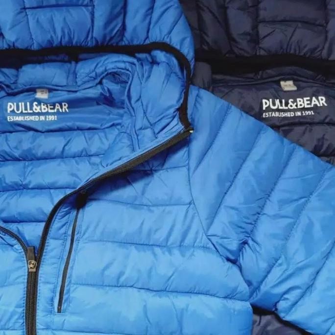 Jaket bulu angsa JAKET PULL & BEAR PUFFER 100 ORIGINAL jaket outdoor j MM