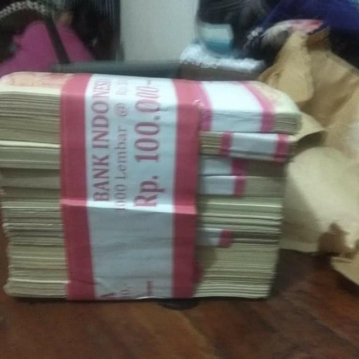 Uang Kertas 100 Perahu Gepokan Acak Original Dan Terpercaya