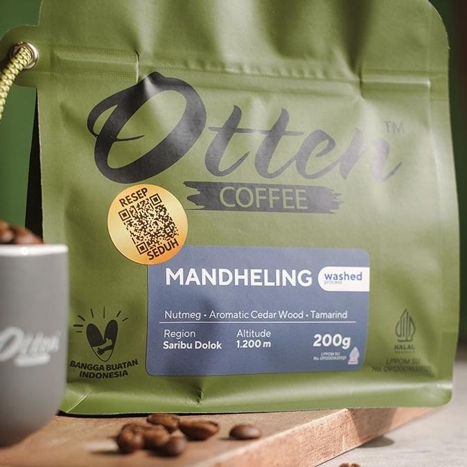 

Grosir Kopi Arabica Mandheling 200G - Biji Bubuk Kopi Otten Coffee
