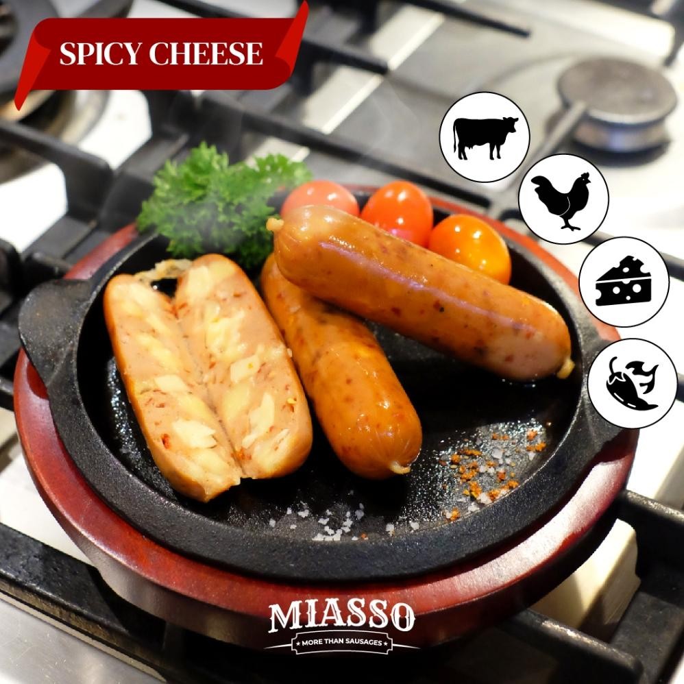 

TERMURAH MIASSO - Spicy Cheese | Premium Sausages 200g Siap kirim