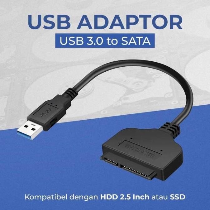 Tersedia Kabel Konektor Usb 3.0 Sata Hardisk Pc Hdd Internal Eksternal