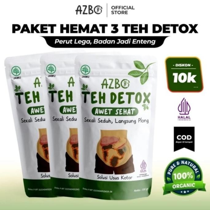 

Promo Azbo Teh Detox Awet Sehat 130Gr