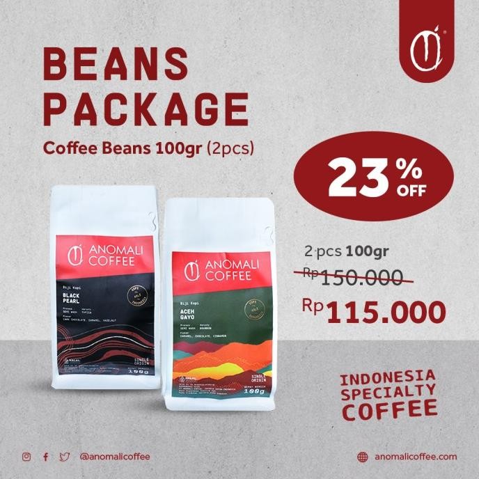 

Promo Anomali Coffee Paket Biji Kopi Indonesia - 2Pck