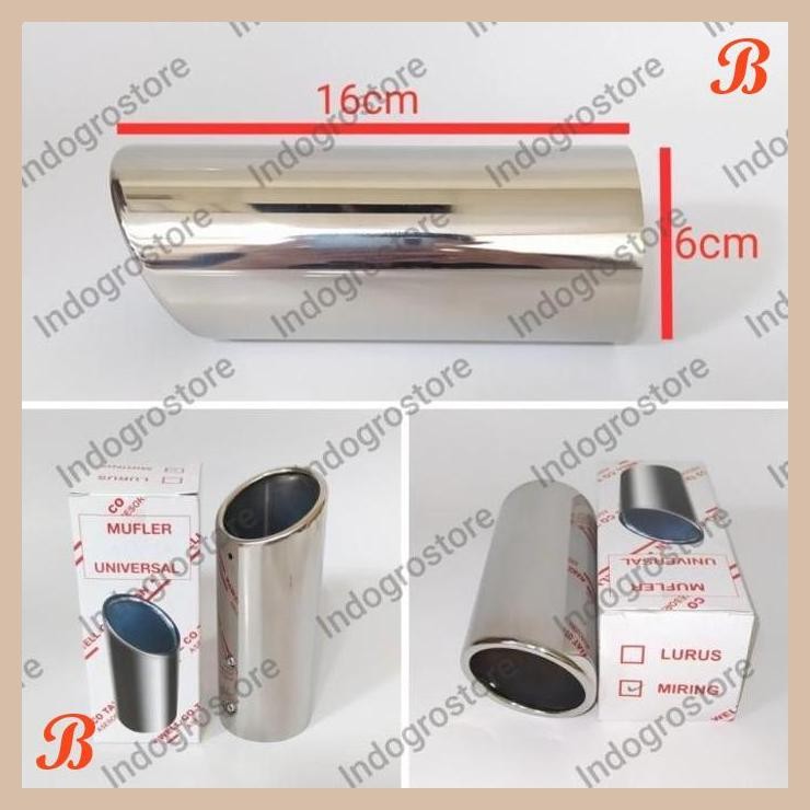[TZM] MUFFLER BUNTUT UJUNG KNALPOT MOBIL NEW AGYA CALYA YARIS ETIOS VALCO