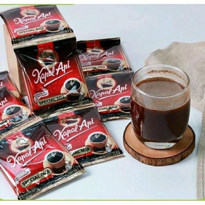 

Grosir 3 Renceng Kopi Kapal Api Special Mix Isi 30 Sachet - Coffee Robusta Instant Hitam + Gula