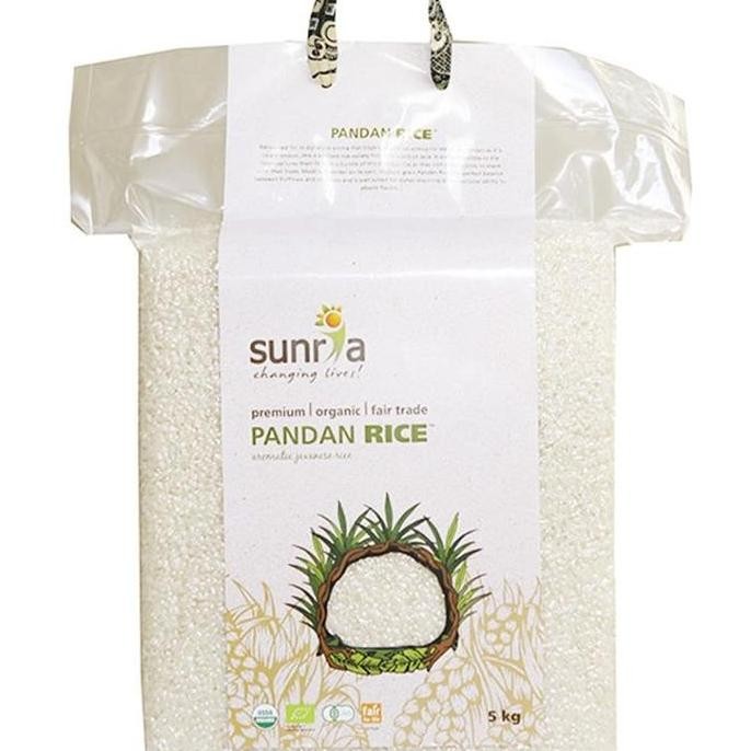 

Ready Sunria pandan rice 5 kg beras putih organik