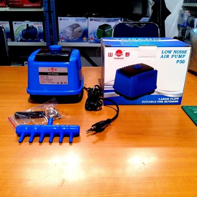 DISKON YAMANO P30 AERATOR BLOWER UDARA AKUARIUM 6 LUBANG 10WATT