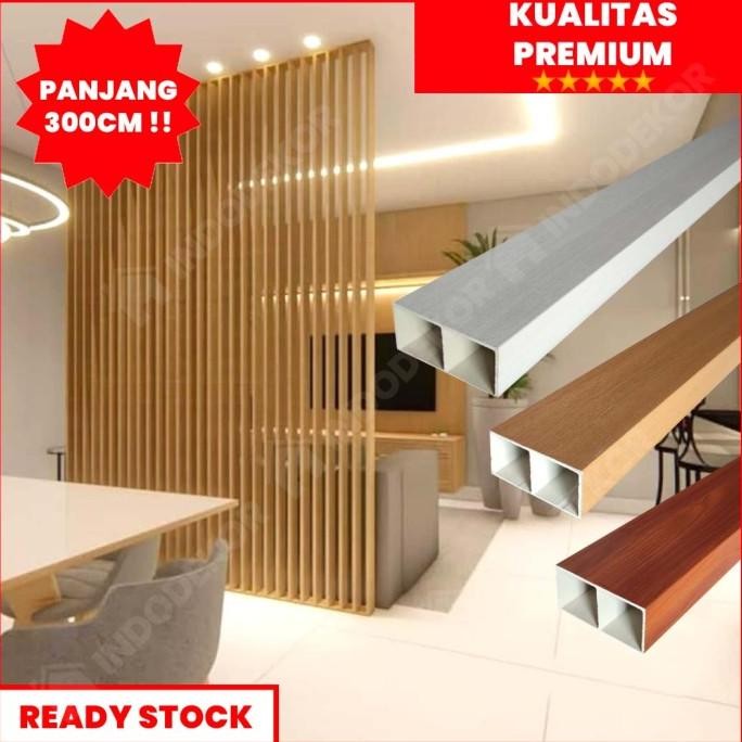 TERMURAH - Partisi PVC / Kisi-Kisi Pembatas Ruangan BAHAN PVC / Partisi Hollow Indoor PVC