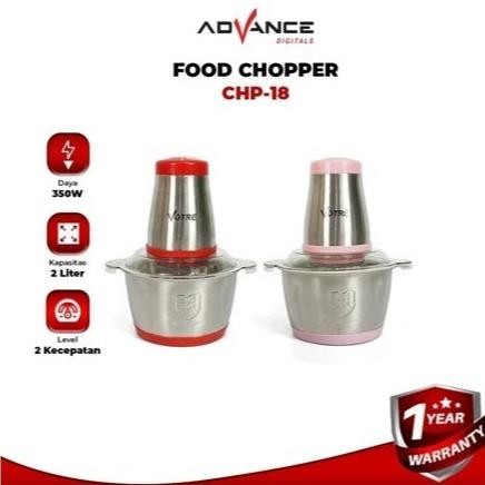 Advance Food Chopper Penggiling Daging Buah CHP 18 Chopper Multifungsi