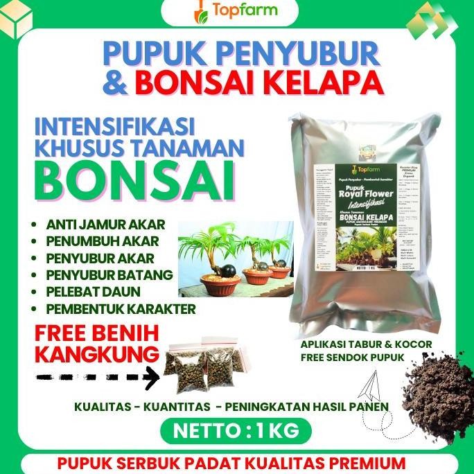 Terlaris Pupuk Bonsai Serbuk - Pupuk Bunga Bonsai / Pupuk Penyubur & Pelebat Tanaman Hias Bonsai Kel