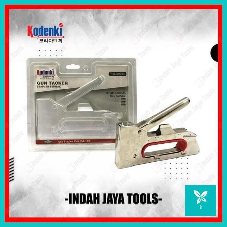 

| INJ | KODENKI GTM923 Staples Gun R23 Tacker - Stapler Jok Tembak Hekter Manual