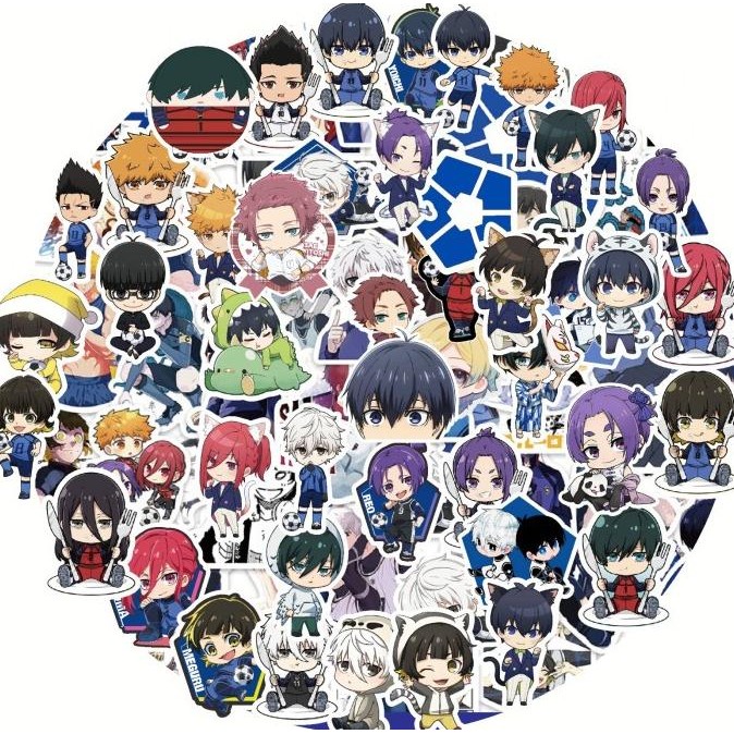 

ready Stiker Sticker Anime Blue Lock Paketan murah