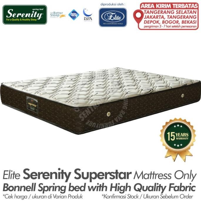 ready  spring bed elite serenity superstar - serenity superior mattress only