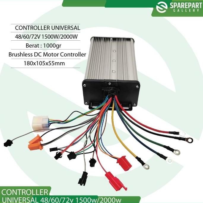 New BLDC Motor Controller Universal 48/60/72v 2000W