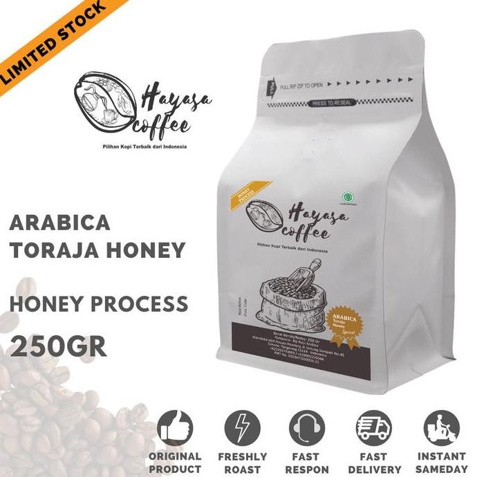 

Grosir Kopi Arabika Toraja Sapan Honey 250Gr (Limited Stock)