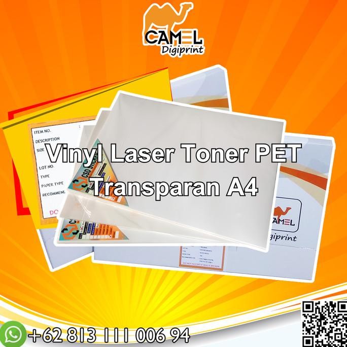 

ready sticker vinyl laser A4 CAMEL DIGIPRINT murah