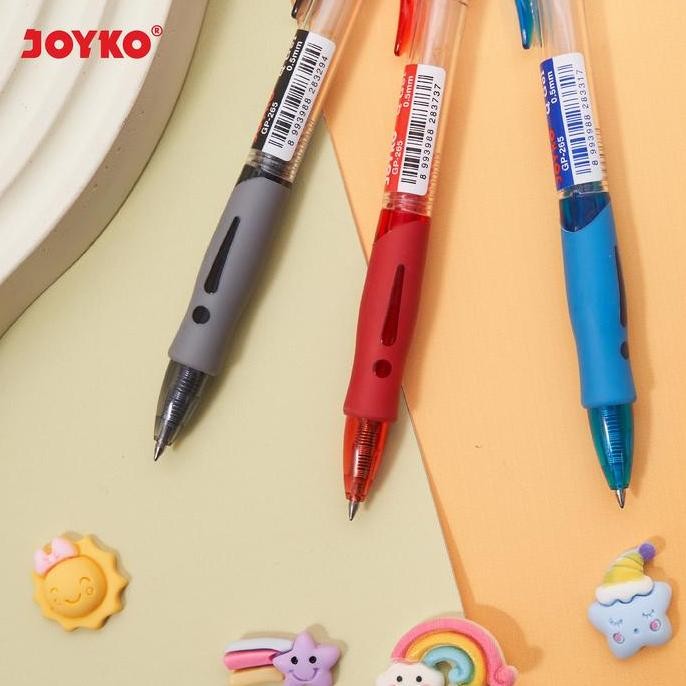 

tyS JOYKO GEL PEN QGEL BLACK BLUE RED PENA PULPEN JOYKO CETEK HITAM BIRU MERAH Q-GEL GP-265 LUSIN [12PCS] Stationery