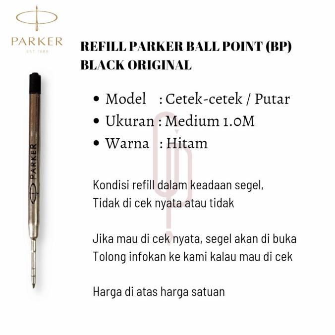 

tyS Reffil Parker BP Hitam