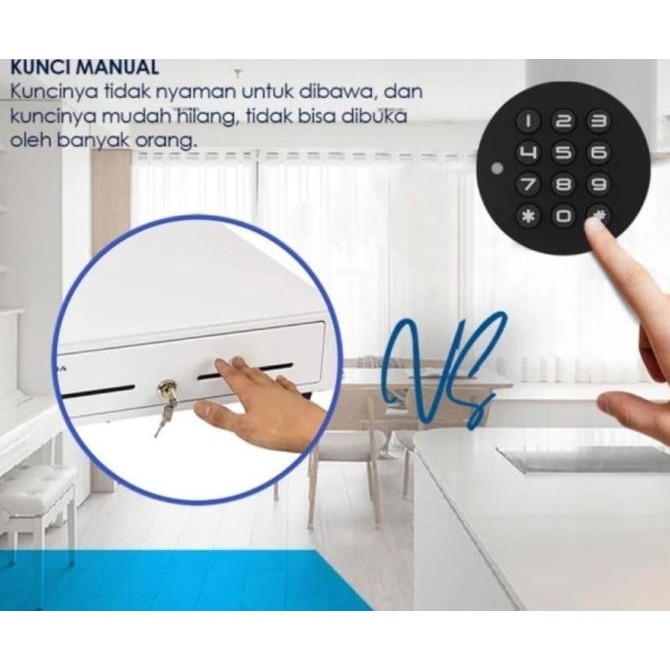 ready  KLS Kunci Laci - Kunci Lemari Elektrik - Digital Cabinet Lock