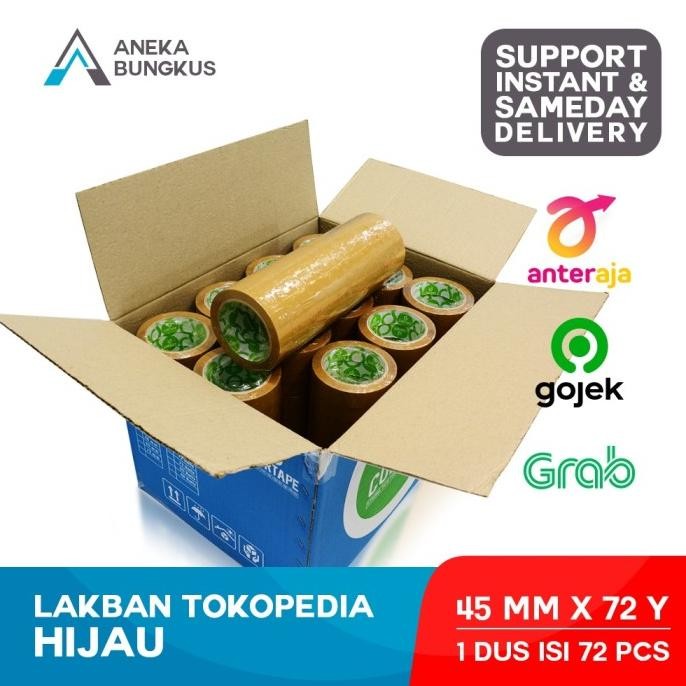 

ready Lakban Bening / Isolasi Lakban Bening Murah 45mm x 90y Per Dus murah