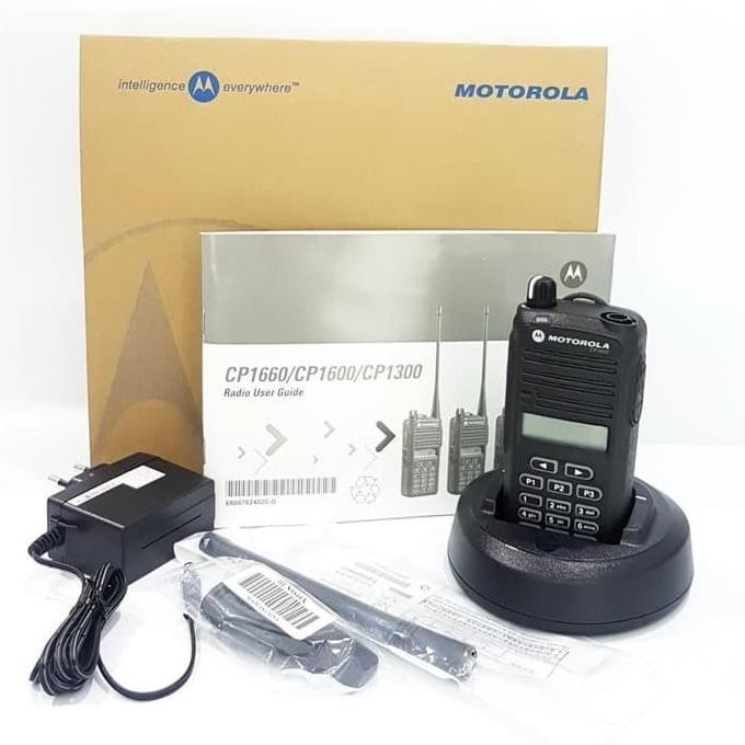 TERBARU - HT handy Talky radio ht Motorola CP 1660 CP1660 VHF atau UHF baru