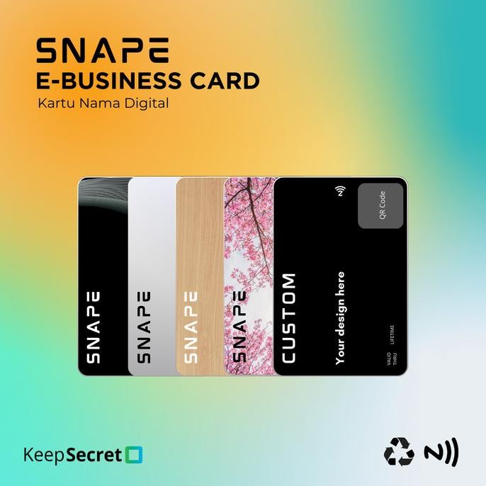 

tyS E-Business Card / Kartu Nama Elektronik Dengan Fitur NFC dan QR Code