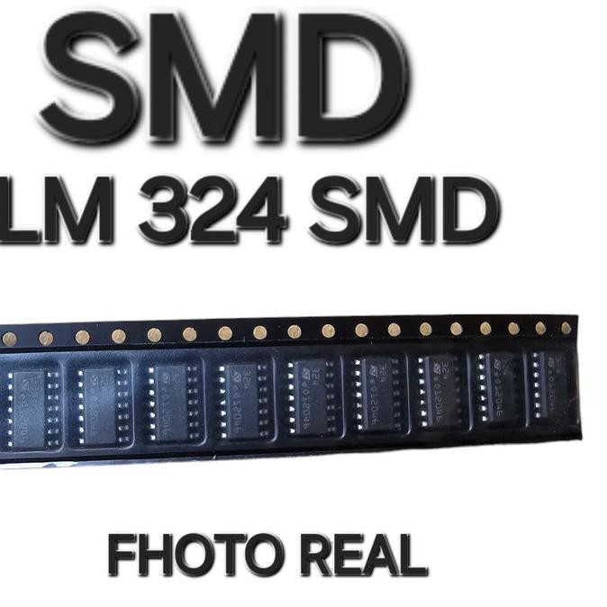 Terbaru (4) LM 324 LM324  IC SUARA SMD TEMPEL KECIL RENCENG KA TL KIA BA AN 324 17324 AUDIO SOUND to