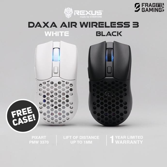 Rexus Daxa Air 3 / Daxa Air III Wireless RGB Pro Gaming Mouse